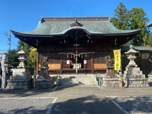 大井神社の七五三詣り受付中