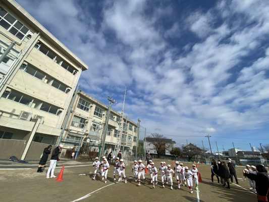 市橋小学校少年野球部マラソン大会