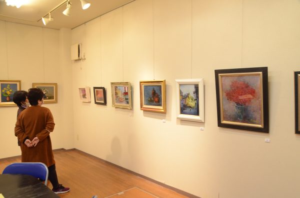 公民館講座で学んだ絵画作品展