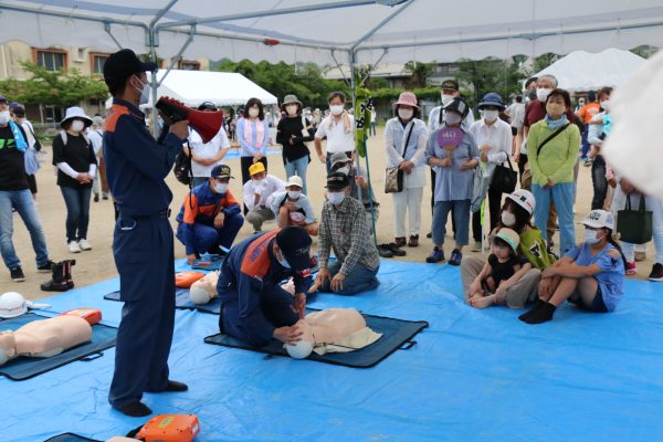 『日頃から防災の心がまえで』 長森西地域で防災訓練実施