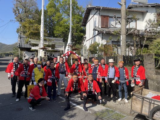 鷺山・正木・下土居地区のお神輿が復活！