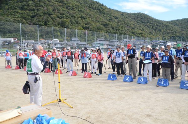 ホールインワンを狙え！　東部グラウンド・ゴルフ大会開催