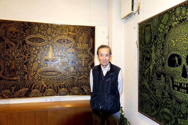 古木のドラマを聞く！！　岐阜で大島さんが「絵画展」