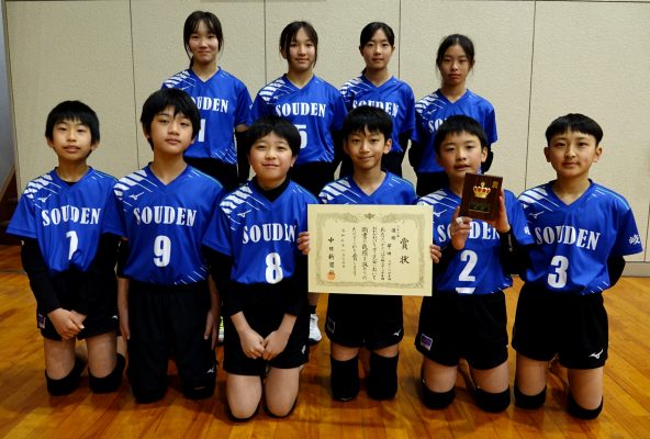 ６年生最後の大会に激戦展開！！　岐阜・北部バレー大会